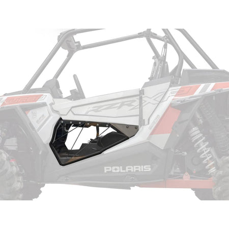 SuperATV Polaris RZR XP 4 Turbo Clear Lower Doors - MojoMotoSport.com
