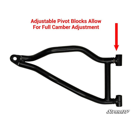 SuperATV Polaris RZR XP 900 High Clearance 1.5" Forward Offset A - Arms - MojoMotoSport.com