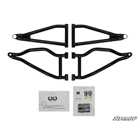 SuperATV Polaris RZR XP 900 High Clearance 1.5" Forward Offset A - Arms - MojoMotoSport.com