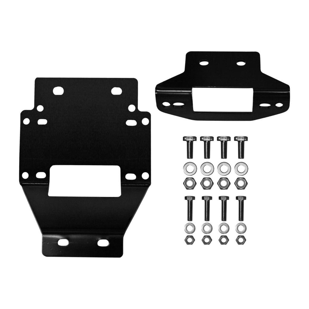 SuperATV Polaris RZR XP 900 Winch Mounting Plate - MojoMotoSport.com