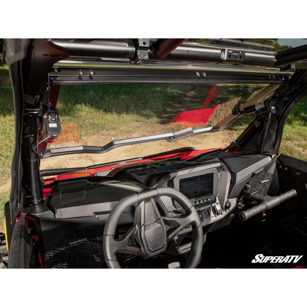 SuperATV Polaris RZR XP MaxDrive Power Flip Windshield - MojoMotoSport.com