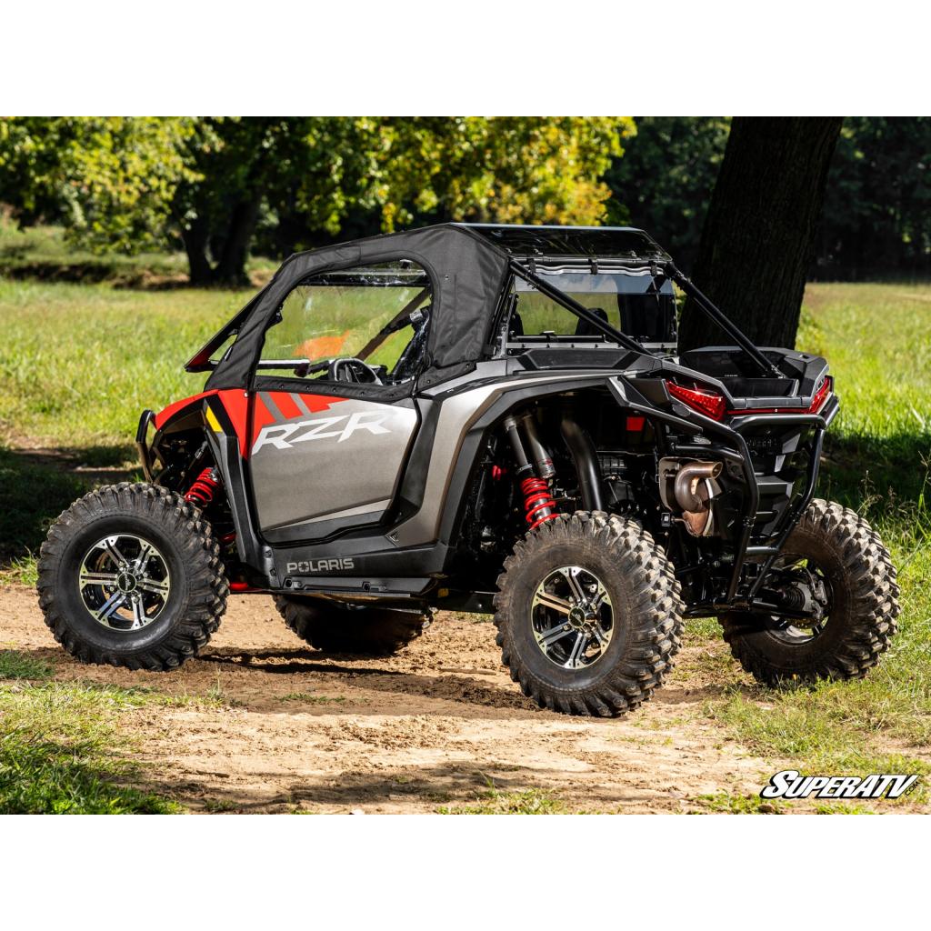 SuperATV Polaris RZR XP Primal Soft Cab Enclosure Upper Doors - MojoMotoSport.com