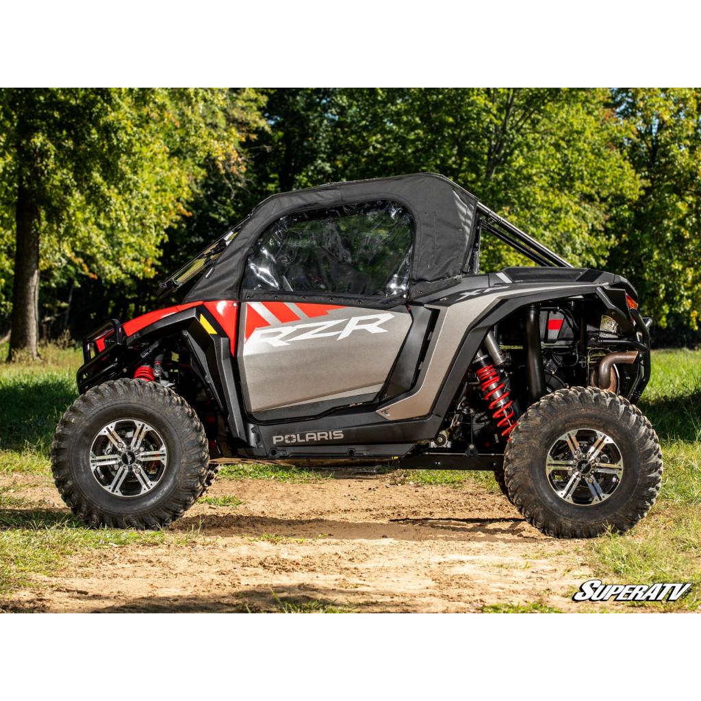 SuperATV Polaris RZR XP Primal Soft Cab Enclosure Upper Doors - MojoMotoSport.com