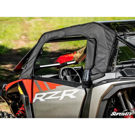SuperATV Polaris RZR XP Primal Soft Cab Enclosure Upper Doors - MojoMotoSport.com