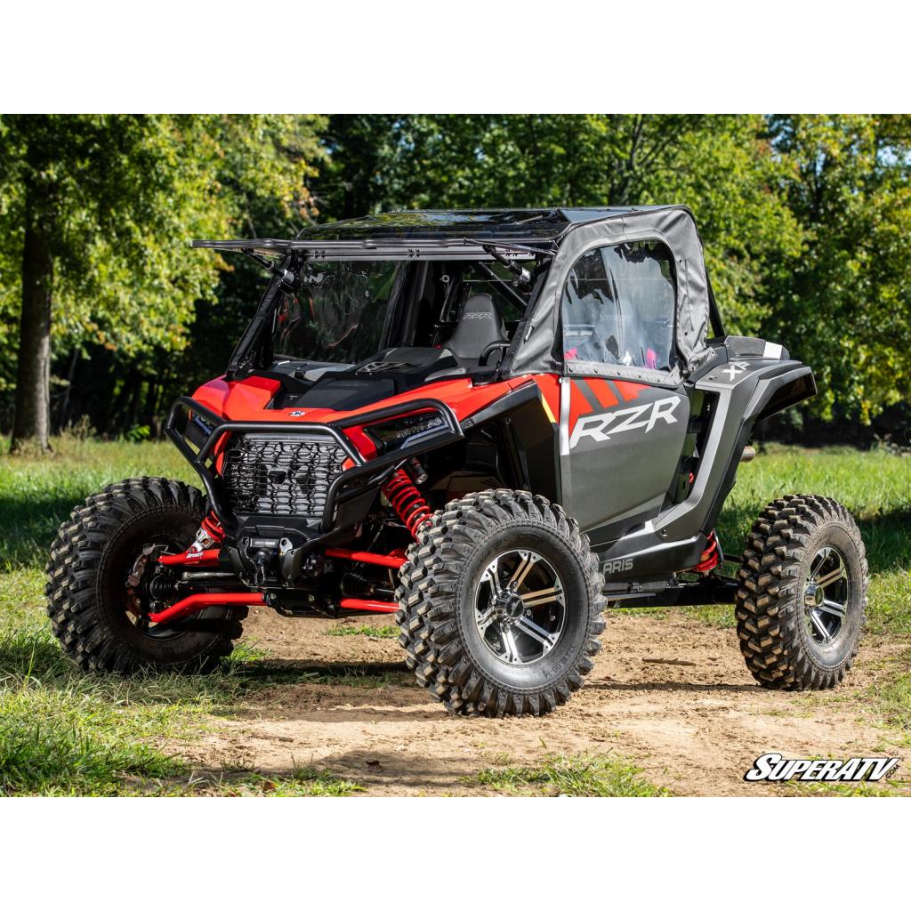 SuperATV Polaris RZR XP Primal Soft Cab Enclosure Upper Doors - MojoMotoSport.com