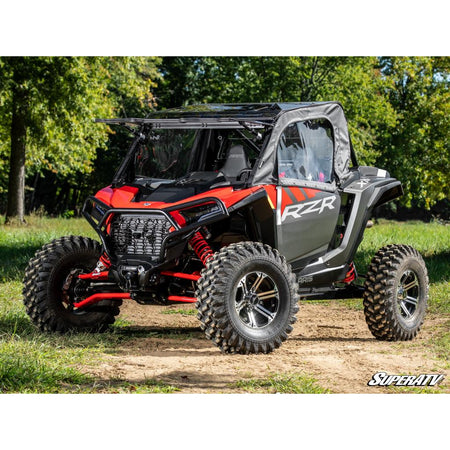 SuperATV Polaris RZR XP Primal Soft Cab Enclosure Upper Doors - MojoMotoSport.com