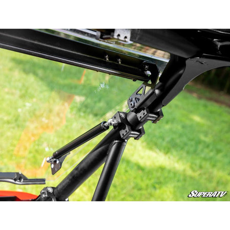 SuperATV Polaris RZR XP Scratch - Resistant Flip Windshield - MojoMotoSport.com