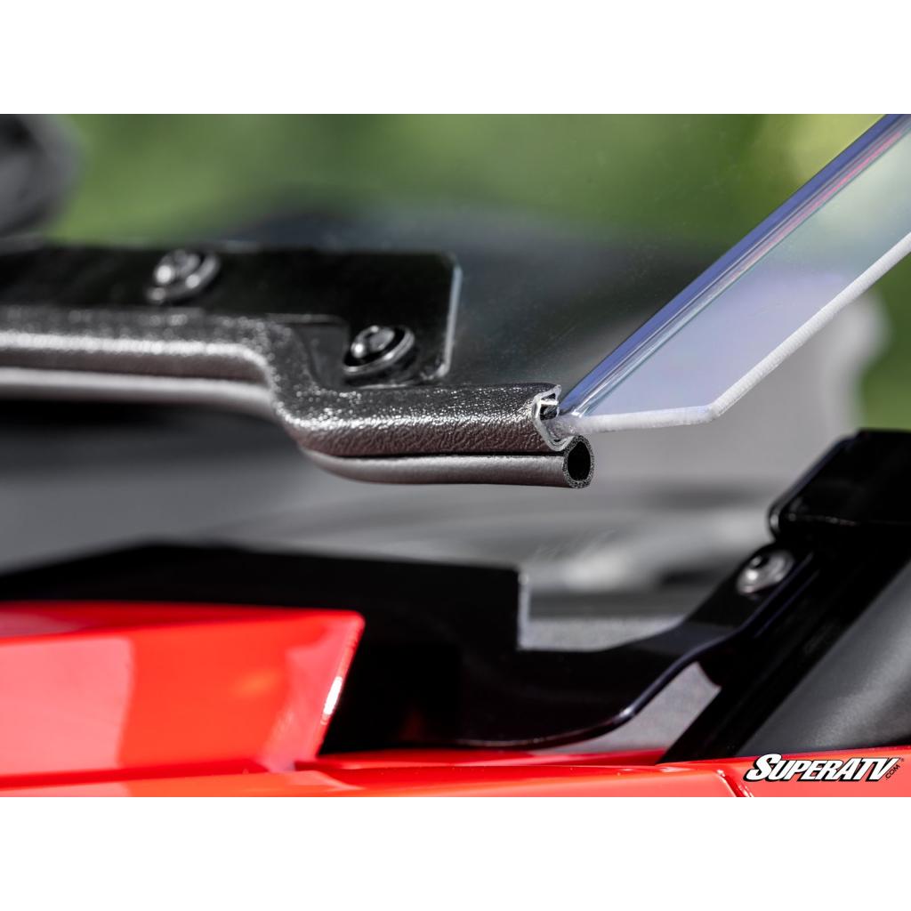 SuperATV Polaris RZR XP Scratch - Resistant Flip Windshield - MojoMotoSport.com