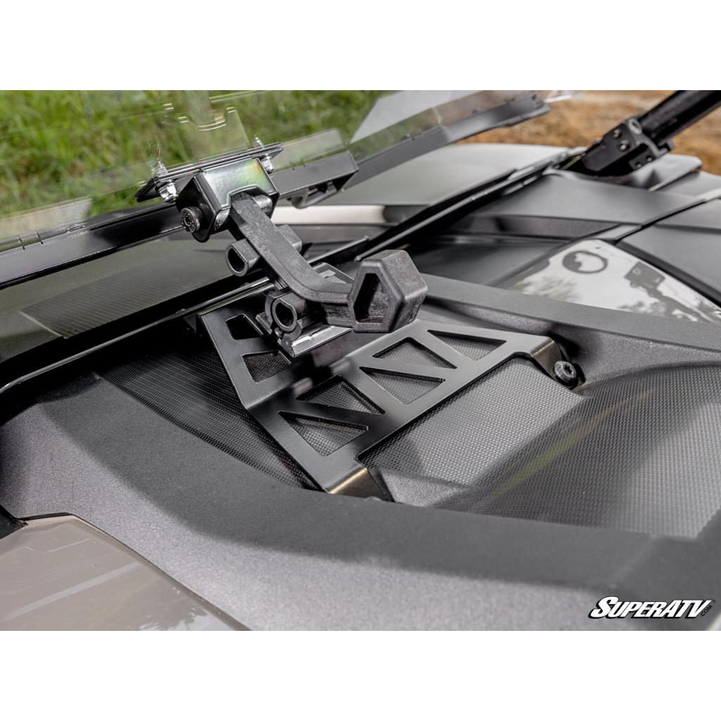 SuperATV Polaris RZR XP Scratch - Resistant Flip Windshield - MojoMotoSport.com