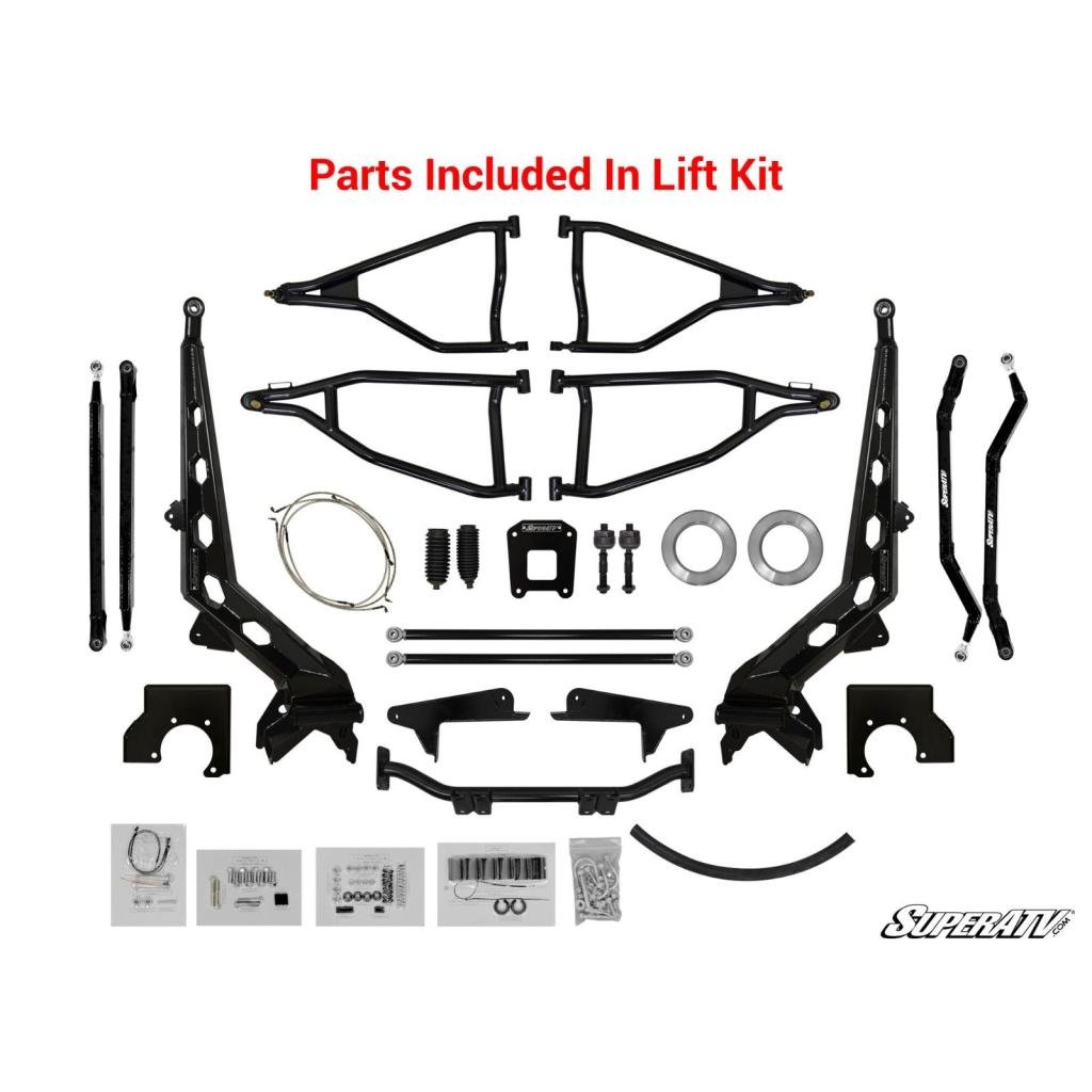 SuperATV Polaris RZR XP Turbo 10" Lift Kit - MojoMotoSport.com