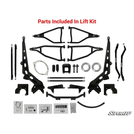 SuperATV Polaris RZR XP Turbo 10" Lift Kit - MojoMotoSport.com