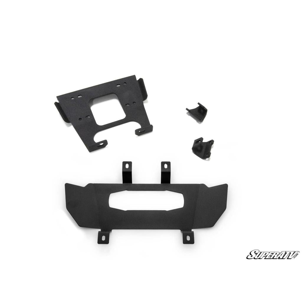 SuperATV Polaris RZR XP Turbo 2019+ 4500lb Winch & Mount - MojoMotoSport.com