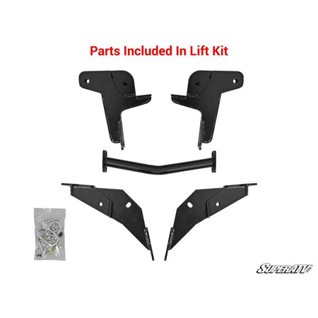 SuperATV Polaris RZR XP Turbo 3" Lift Kit - MojoMotoSport.com