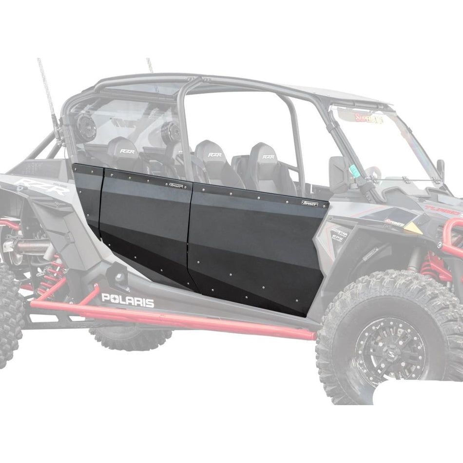 SuperATV Polaris RZR XP Turbo Aluminum Doors - MojoMotoSport.com