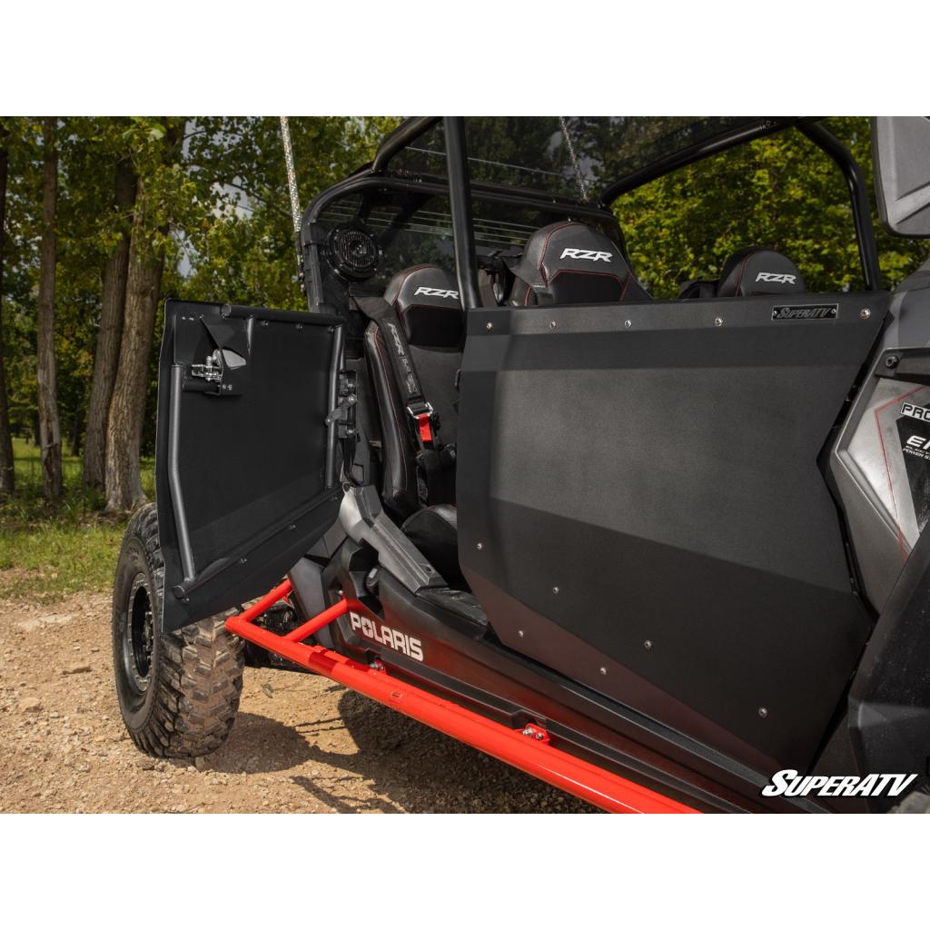 SuperATV Polaris RZR XP Turbo Aluminum Doors - MojoMotoSport.com