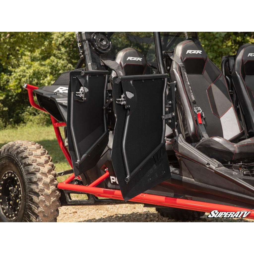 SuperATV Polaris RZR XP Turbo Aluminum Doors - MojoMotoSport.com