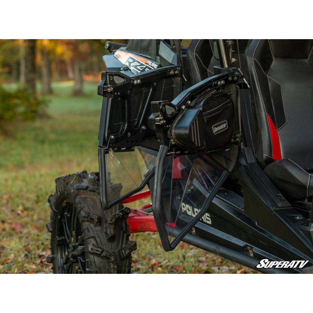 SuperATV Polaris RZR XP Turbo Clear Lower Doors - MojoMotoSport.com