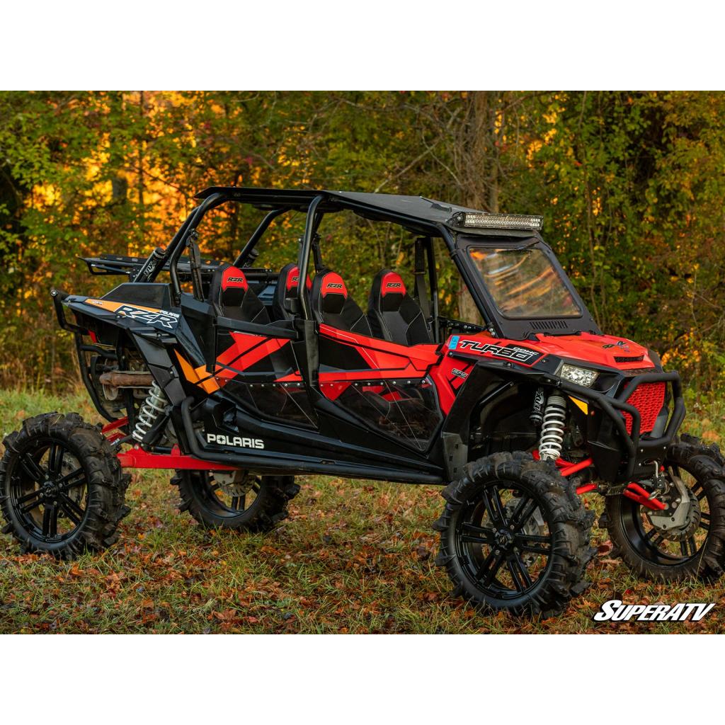SuperATV Polaris RZR XP Turbo Clear Lower Doors - MojoMotoSport.com