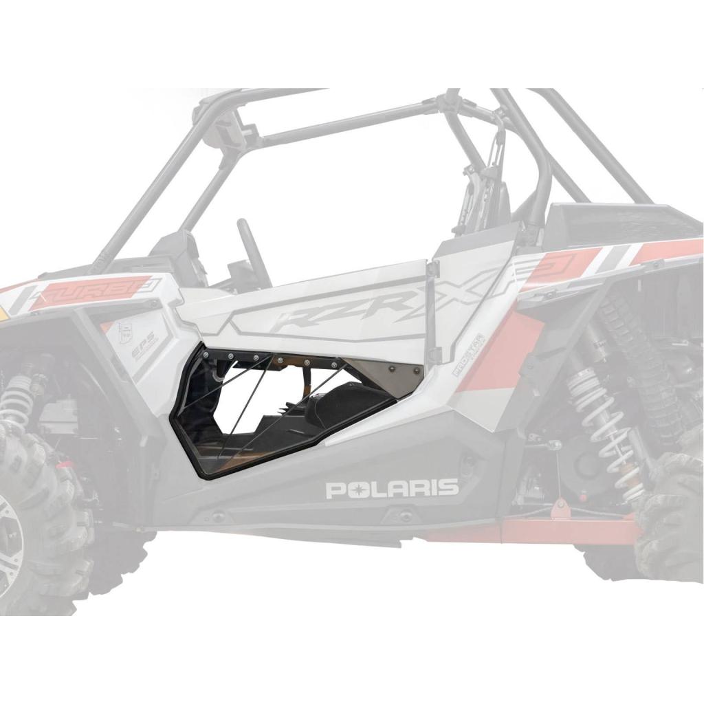 SuperATV Polaris RZR XP Turbo Clear Lower Doors - MojoMotoSport.com