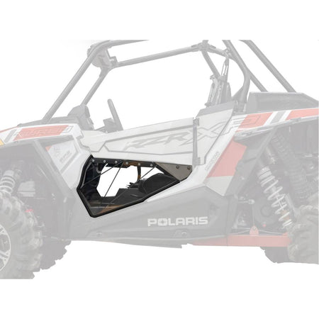 SuperATV Polaris RZR XP Turbo Clear Lower Doors - MojoMotoSport.com