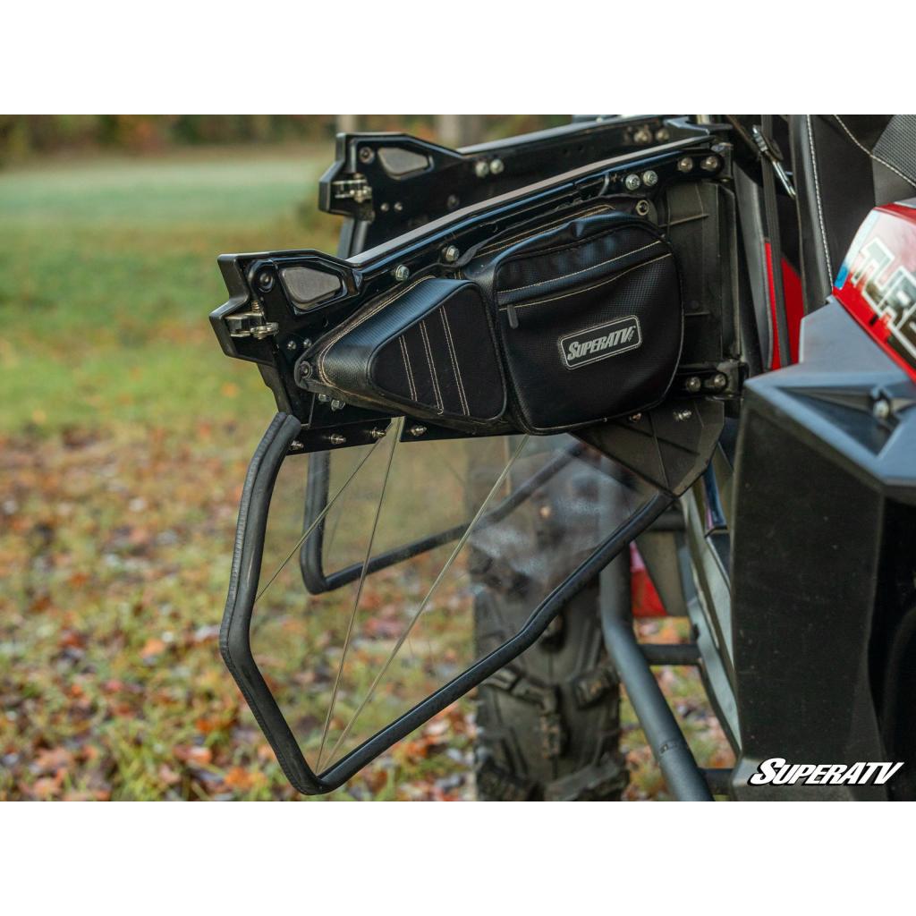 SuperATV Polaris RZR XP Turbo Clear Lower Doors - MojoMotoSport.com