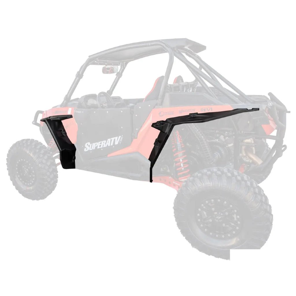 SuperATV Polaris RZR XP Turbo Extended Fender Flare Kit - MojoMotoSport.com