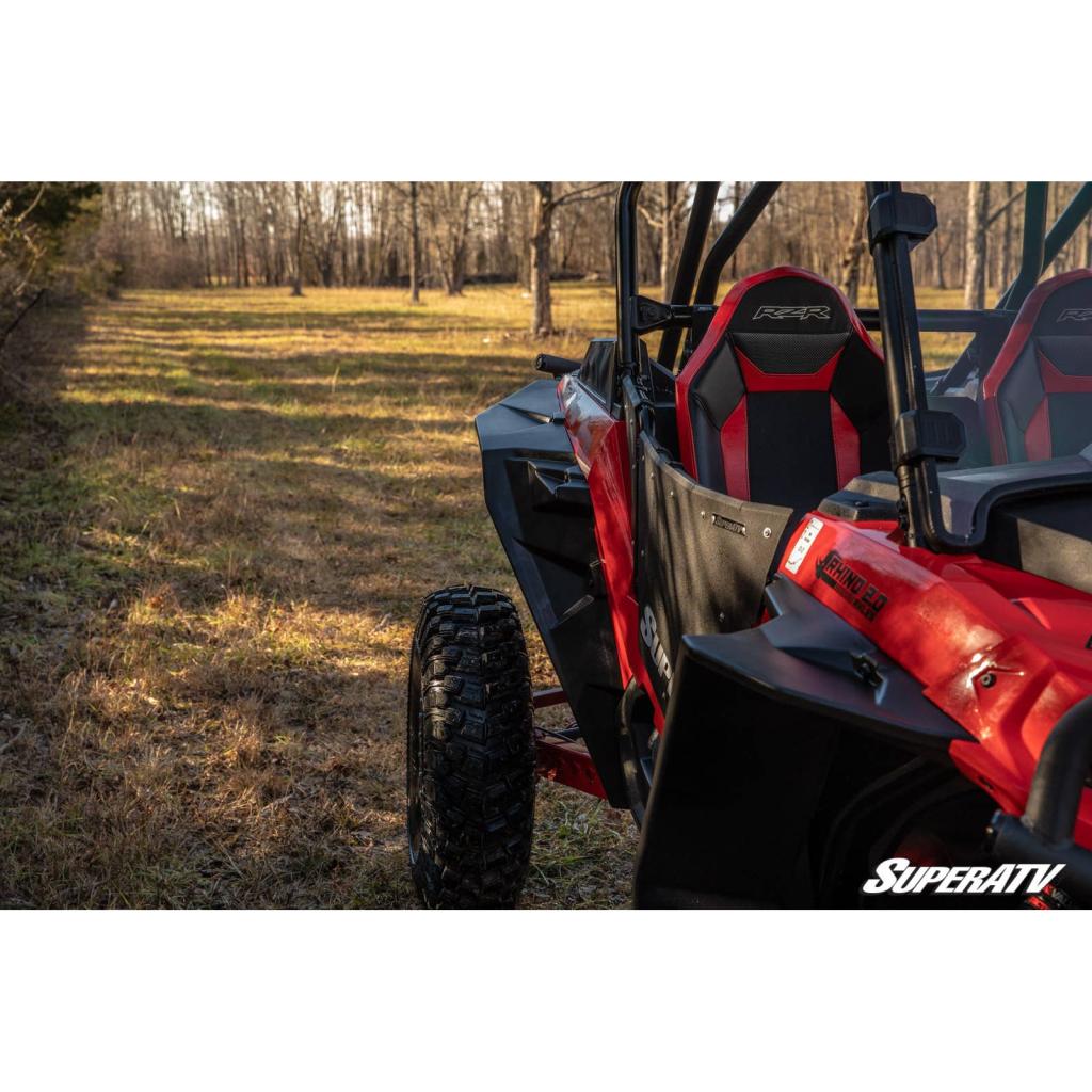 SuperATV Polaris RZR XP Turbo Extended Fender Flare Kit - MojoMotoSport.com