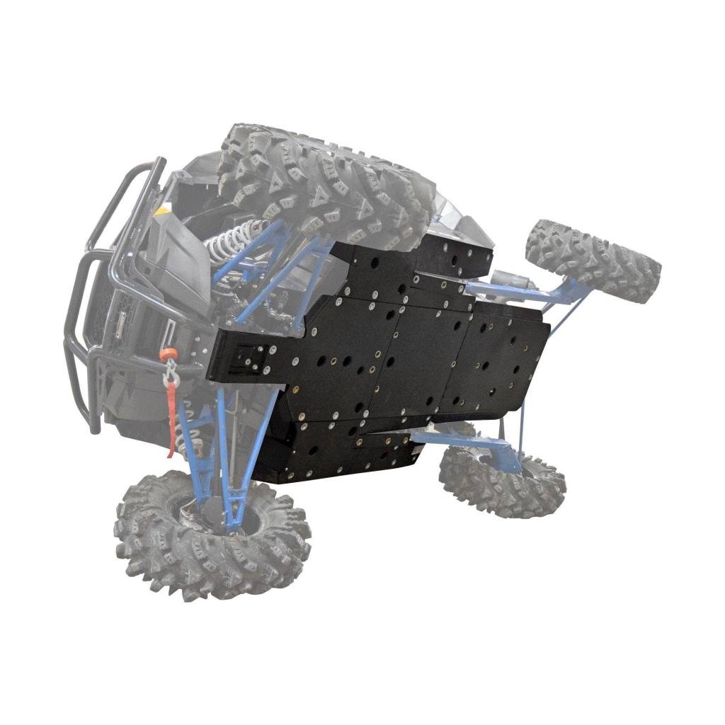 SuperATV Polaris RZR XP Turbo Full Skid Plate - MojoMotoSport.com