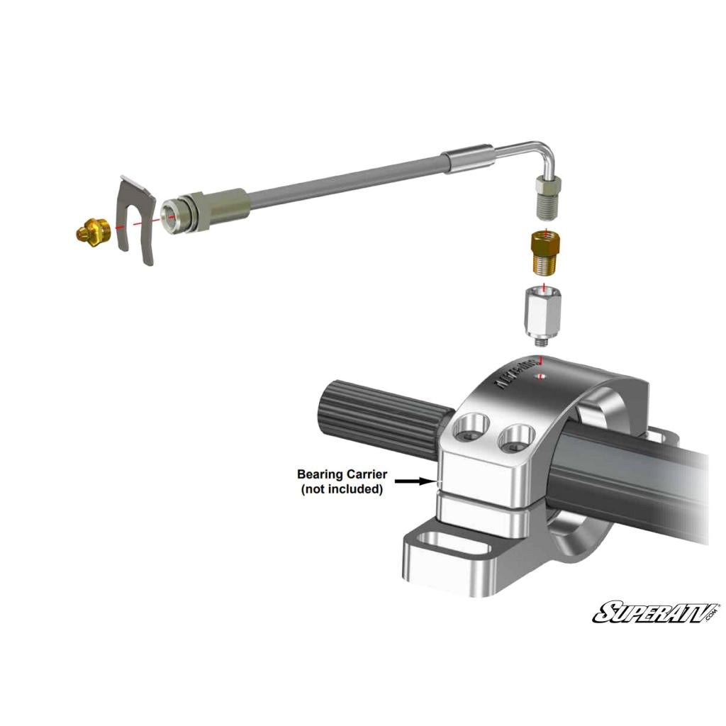SuperATV Polaris RZR XP Turbo Heavy - Duty Carrier Bearing - MojoMotoSport.com