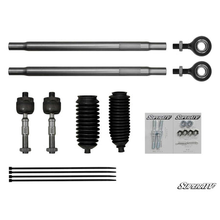 SuperATV Polaris RZR XP Turbo Heavy - Duty Tie Rod Kit - MojoMotoSport.com