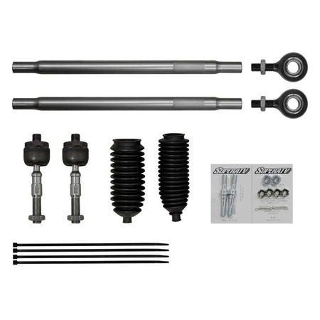 SuperATV Polaris RZR XP Turbo Heavy - Duty Tie Rod Kit - MojoMotoSport.com
