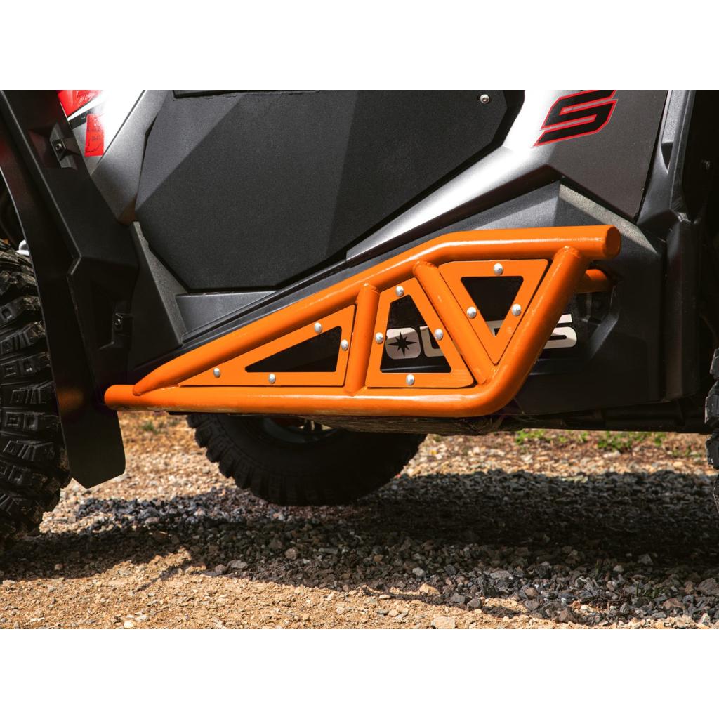 SuperATV Polaris RZR XP Turbo Heavy - Duty Tube Rock Sliders - MojoMotoSport.com