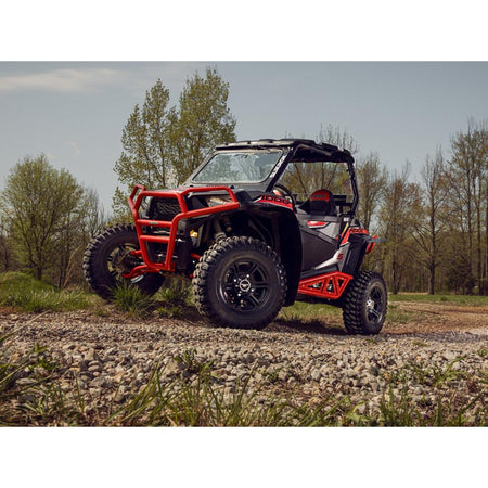 SuperATV Polaris RZR XP Turbo Heavy - Duty Tube Rock Sliders - MojoMotoSport.com