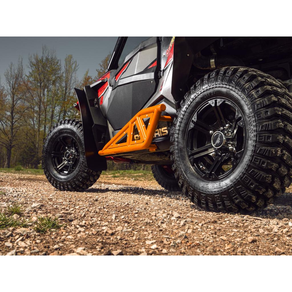 SuperATV Polaris RZR XP Turbo Heavy - Duty Tube Rock Sliders - MojoMotoSport.com