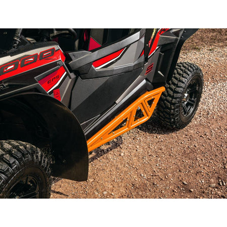 SuperATV Polaris RZR XP Turbo Heavy - Duty Tube Rock Sliders - MojoMotoSport.com