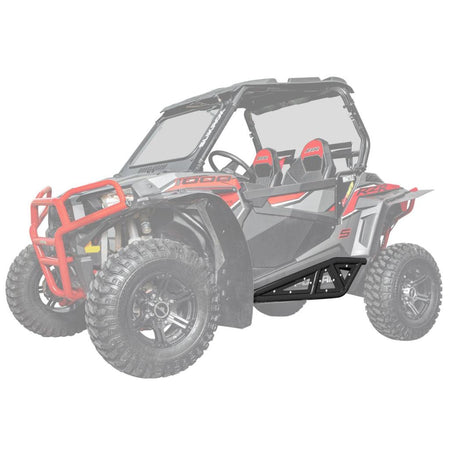 SuperATV Polaris RZR XP Turbo Heavy - Duty Tube Rock Sliders - MojoMotoSport.com