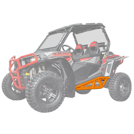 SuperATV Polaris RZR XP Turbo Heavy - Duty Tube Rock Sliders - MojoMotoSport.com