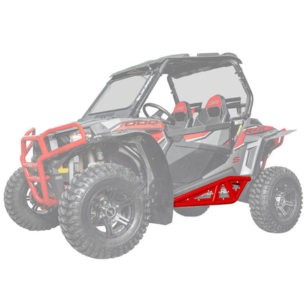 SuperATV Polaris RZR XP Turbo Heavy - Duty Tube Rock Sliders - MojoMotoSport.com