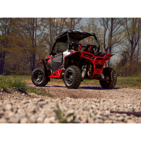 SuperATV Polaris RZR XP Turbo Heavy - Duty Tube Rock Sliders - MojoMotoSport.com