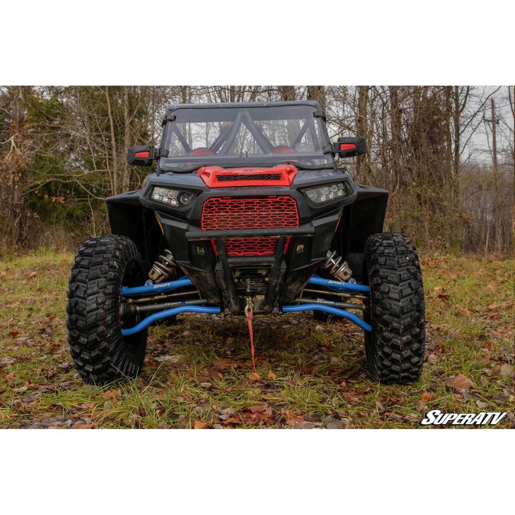 SuperATV Polaris RZR XP Turbo High Clearance 1.5" Forward Offset A - Arms (Chromoly) - MojoMotoSport.com