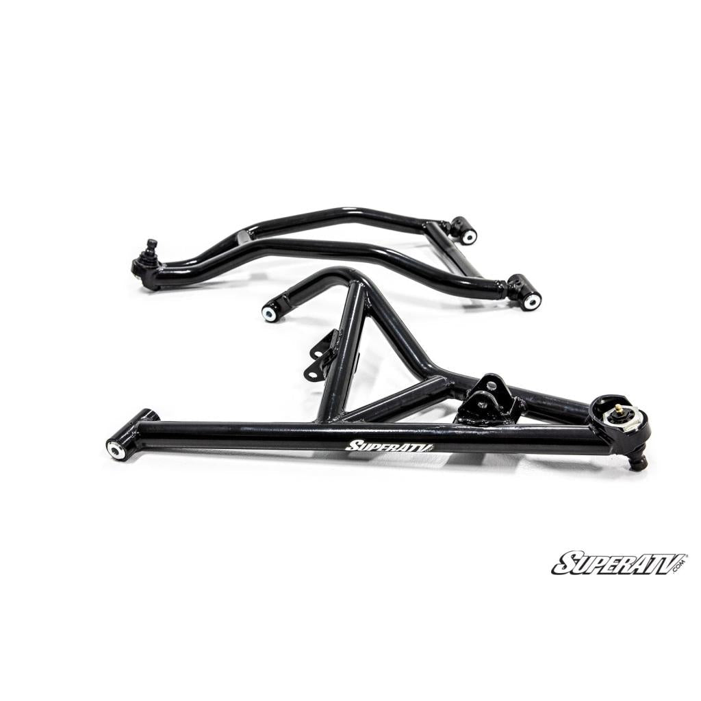 SuperATV Polaris RZR XP Turbo High Clearance 1.5" Forward Offset A - Arms (Chromoly) - MojoMotoSport.com