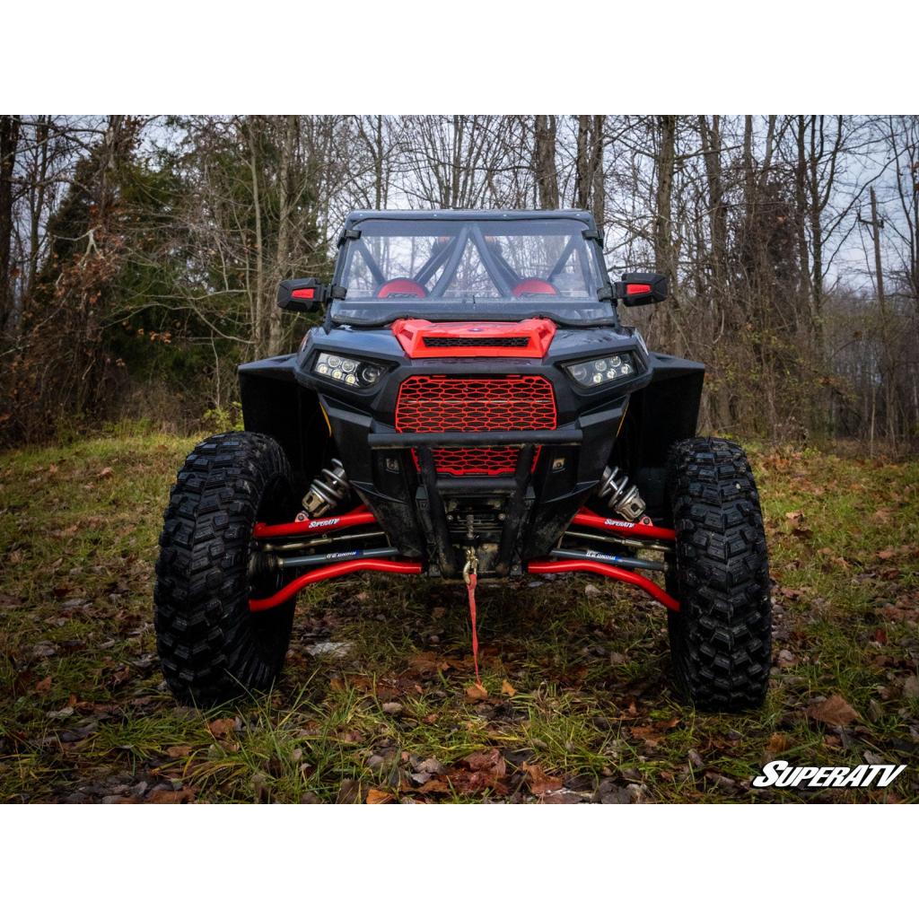 SuperATV Polaris RZR XP Turbo High Clearance 1.5" Forward Offset A - Arms (Chromoly) - MojoMotoSport.com