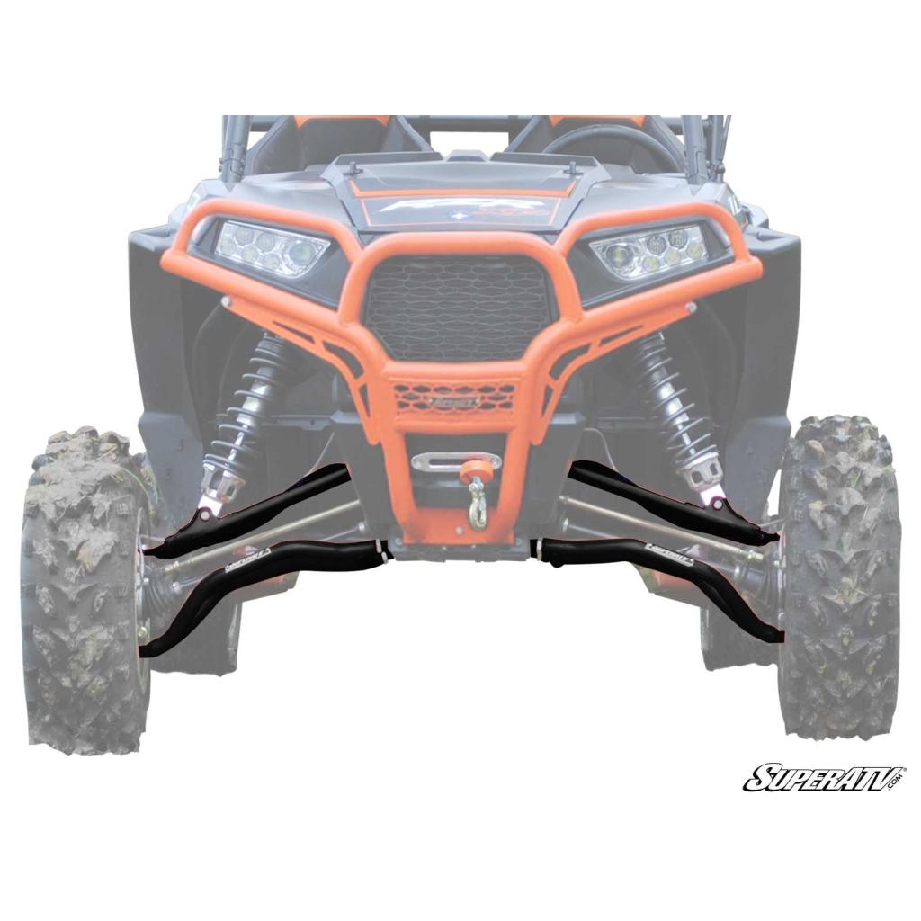 SuperATV Polaris RZR XP Turbo High - Clearance Adjustable A - Arms - MojoMotoSport.com