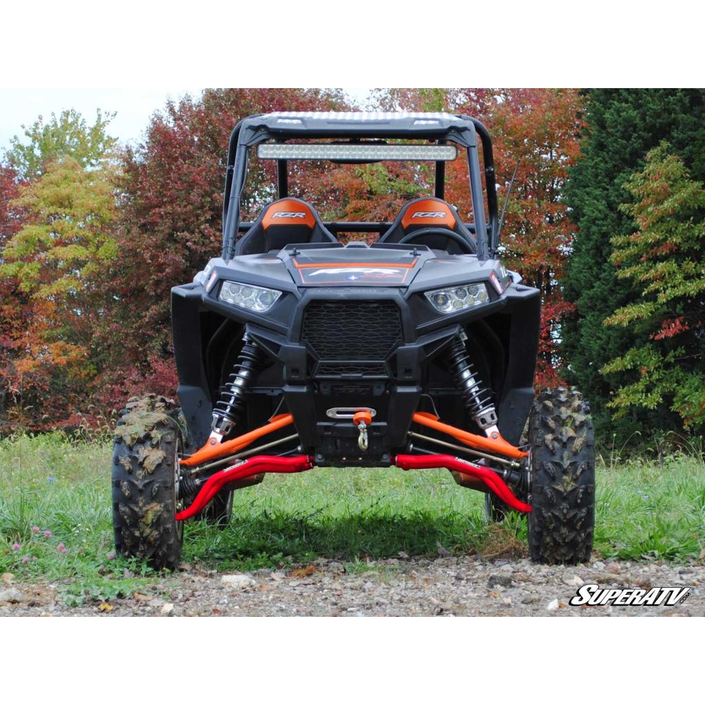 SuperATV Polaris RZR XP Turbo High - Clearance Adjustable A - Arms - MojoMotoSport.com