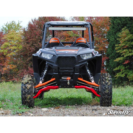 SuperATV Polaris RZR XP Turbo High - Clearance Adjustable A - Arms - MojoMotoSport.com