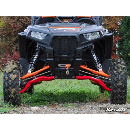 SuperATV Polaris RZR XP Turbo High - Clearance Adjustable A - Arms - MojoMotoSport.com