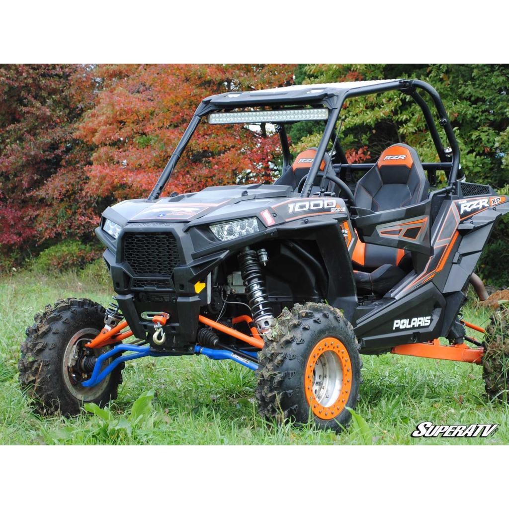 SuperATV Polaris RZR XP Turbo High - Clearance Adjustable A - Arms - MojoMotoSport.com