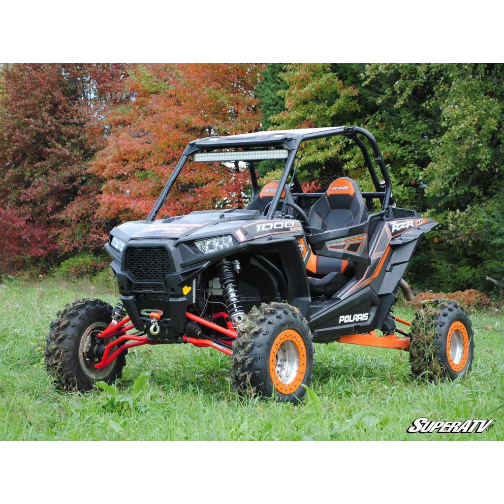 SuperATV Polaris RZR XP Turbo High - Clearance Adjustable A - Arms - MojoMotoSport.com