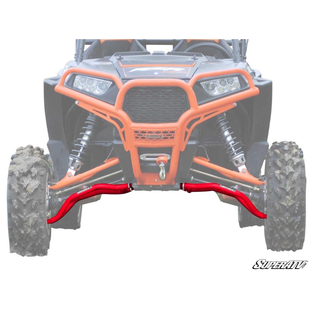 SuperATV Polaris RZR XP Turbo High - Clearance Adjustable A - Arms - MojoMotoSport.com