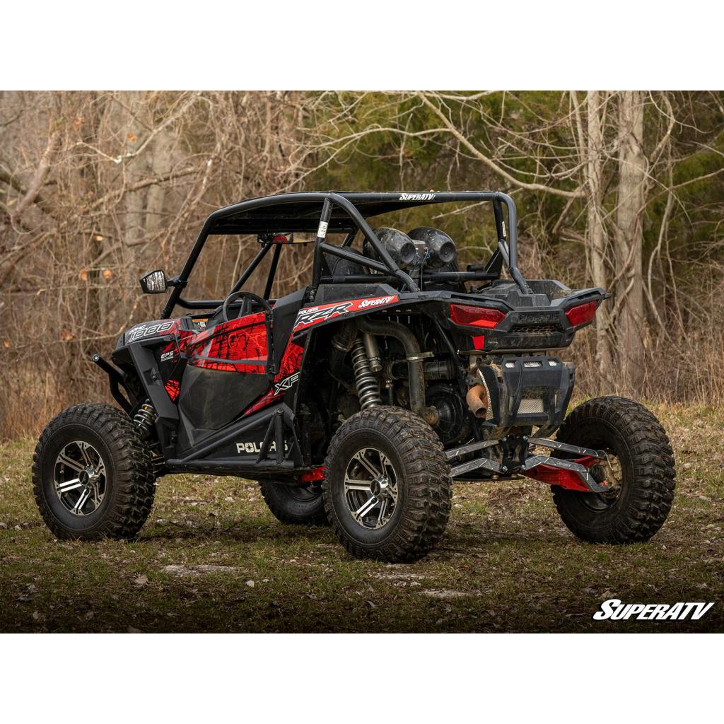 SuperATV Polaris RZR XP Turbo High Clearance Billet Aluminum Radius Arms - MojoMotoSport.com